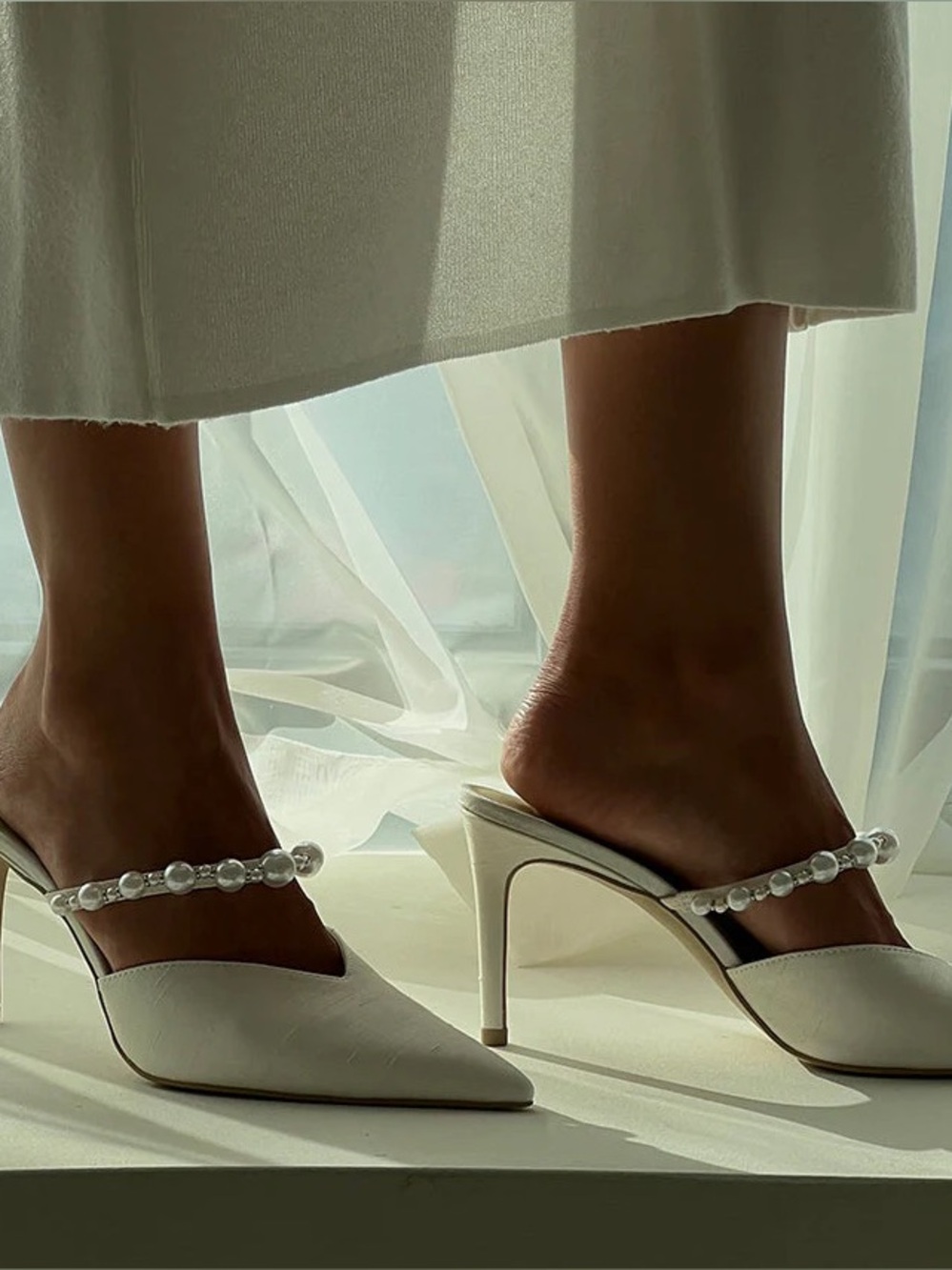 Dolce Vita Kanika Pearl Heels NWT